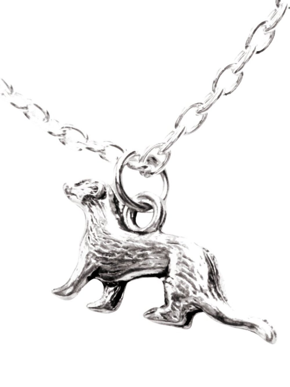 Pewter Ferret Necklace 150